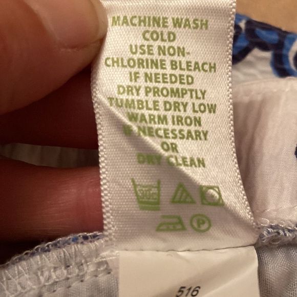 LILLY PULITZER Mitzie Fallin In Love Seashell Textured Cotton Slim Pants - Picture 12 of 13